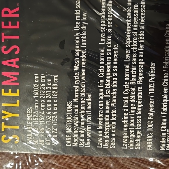 4 Panels Stylemaster Elegance Voile rod pocket panels - Picture 4 of 4